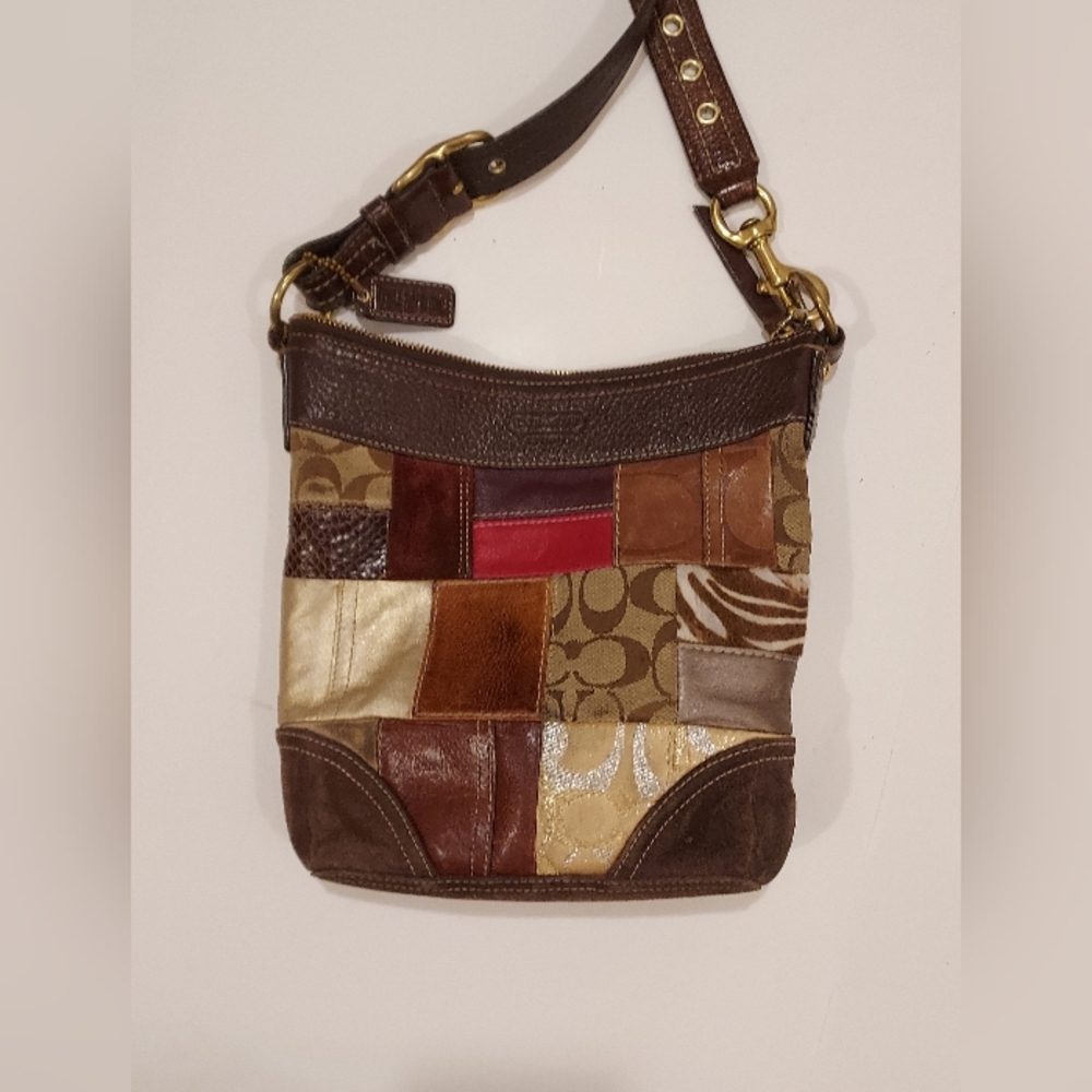 Coach patchwork bag xlnt cond